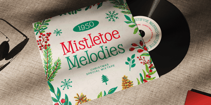 Merry Glow Font Poster 8