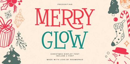 Merry Glow Font Poster 1