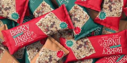 Merry Glow Font Poster 4