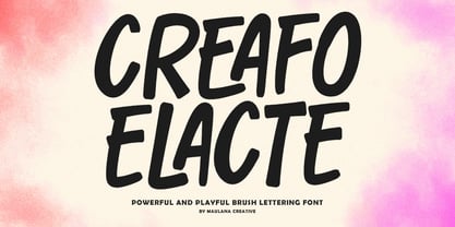 MC Creafo Elacte Font Poster 1