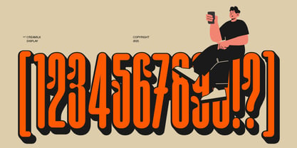 AOT Creamilk Font Poster 11