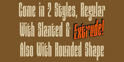 AOT Creamilk Font Poster 2