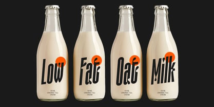 AOT Creamilk Font Poster 6