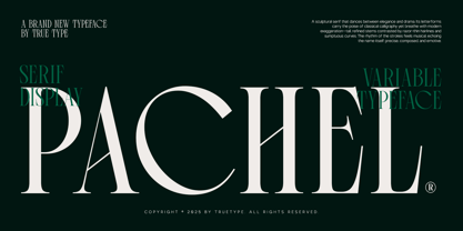 TRT Pachel Font Poster 1