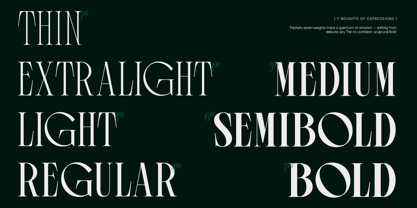 TRT Pachel Font Poster 2