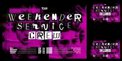 Ransom Letters Font Poster 4