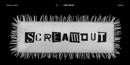 Ransom Letters Font Poster 5