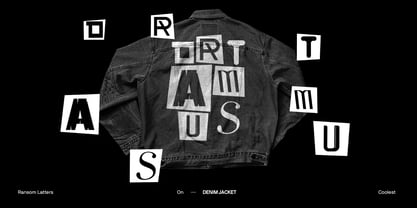 Ransom Letters Font Poster 6