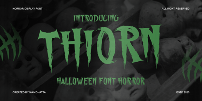 Thiorn Font Poster 1