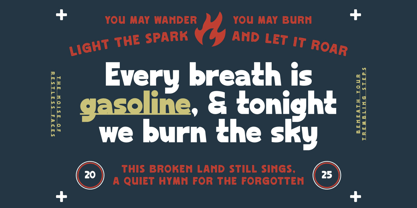 Monta Grande Font Poster 6