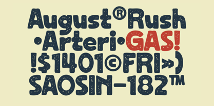 Monta Grande Font Poster 9