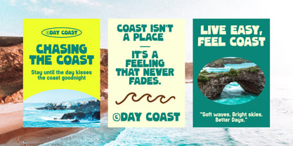 Day Coast Font Poster 3