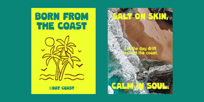 Day Coast Font Poster 4