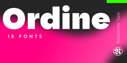 Ordine Font Poster 1