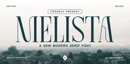 Melista Font Poster 1