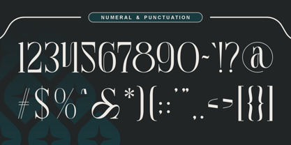 Melista Font Poster 4