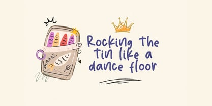 Binky Twist Font Poster 2