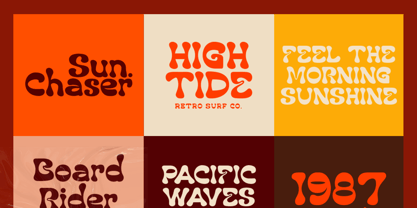 Savor Whibly Font Poster 2