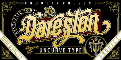Dareston Font Poster 1