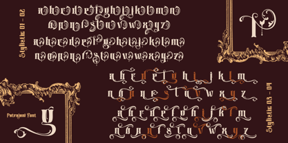 Patrajani Font Poster 13