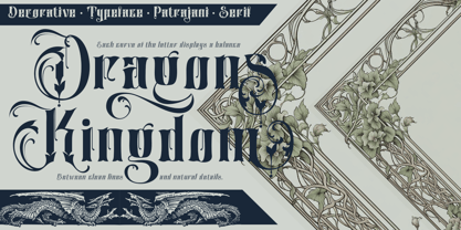 Patrajani Font Poster 3