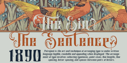 Patrajani Font Poster 5