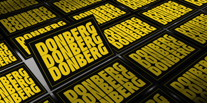 AT Geletak Font Poster 4