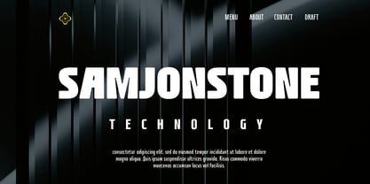 AT Geletak Font Poster 6