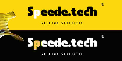 AT Geletak Font Poster 3