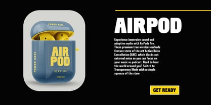 AT Geletak Font Poster 7