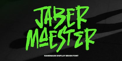 MC Jaber Maester Font Poster 1