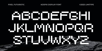 Kospix Font Poster 3