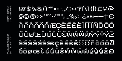 Kospix Font Poster 10