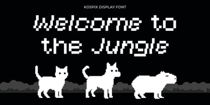 Kospix Font Poster 12