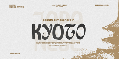 Bored Trying Font Poster 3