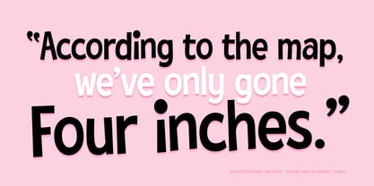 Pink Ball PB Font Poster 2