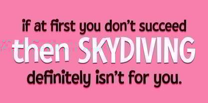 Pink Ball PB Font Poster 3