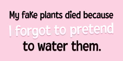 Pink Ball PB Font Poster 4