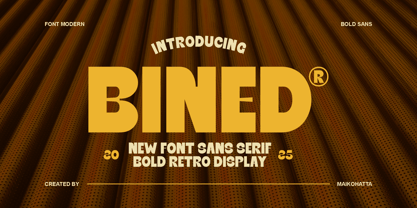 Bined Font Poster 1