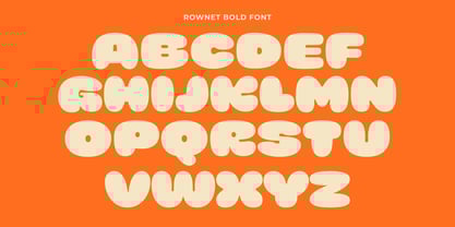 Rownet Font Poster 8