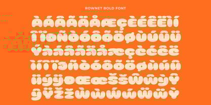Rownet Font Poster 13