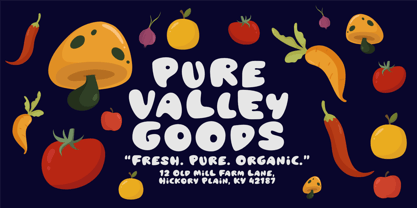 Little Farm Truck Font Poster 4