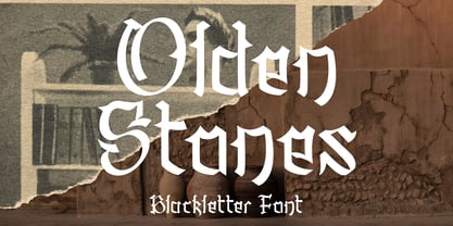 Olden Stones Font Poster 1