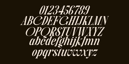 Folden Font Poster 5