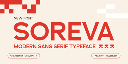 Soreva Font Poster 1