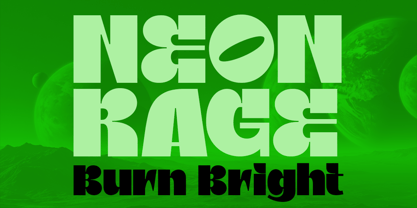 Night Mode Font Poster 5
