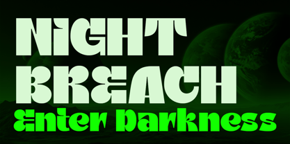 Night Mode Font Poster 6
