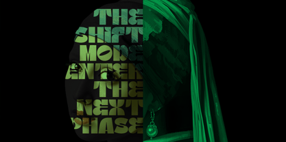 Night Mode Font Poster 4