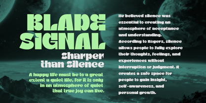 Night Mode Font Poster 3