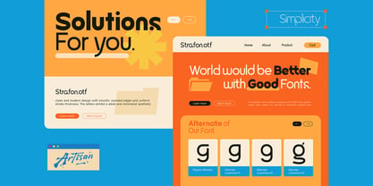 Strafon Font Poster 7